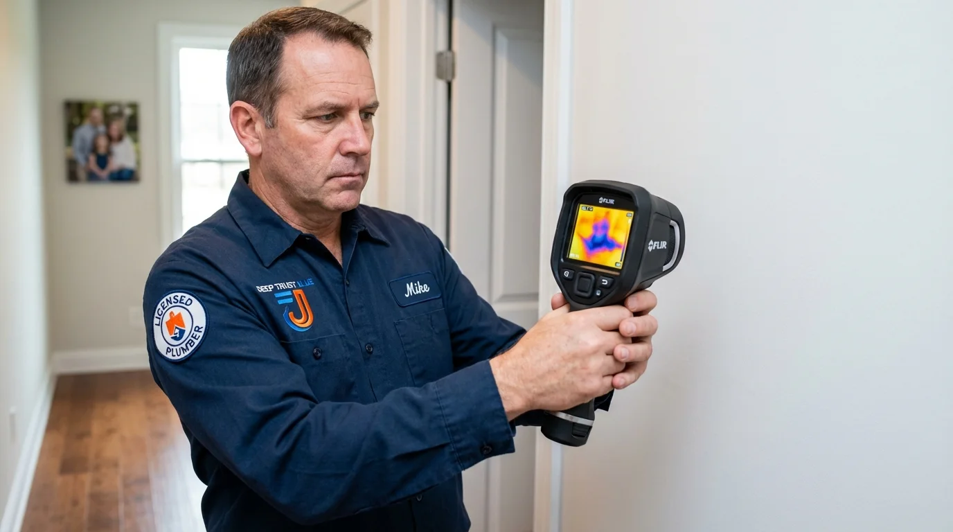 Thermal imaging leak detection by Johns Plumbing LLC in Detroit